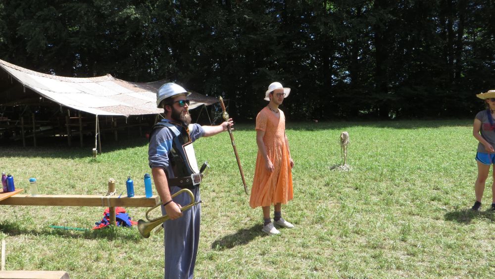 Prinzessin und Fahnentrompeter